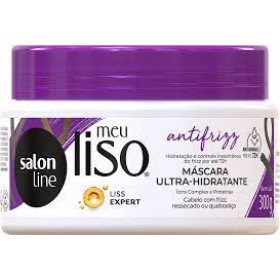 Máscara capilar Meu Liso Antifrizz Com 300Ml Salon Line