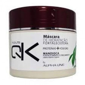 Máscara capilar de hidratação Fortalecedor Mandioca Kiqui's Alpha Line 300Ml
