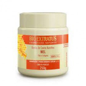 Banho de creme Nutritivo Mel Chia e Colágeno 150G Bio Extratus