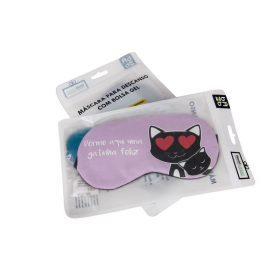 Máscara para descanso com bolsa de gel