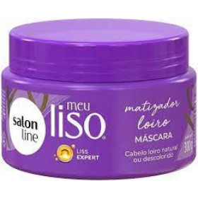 Máscara Capilar Salon Line 300ml Meu Liso Loiro Matizador