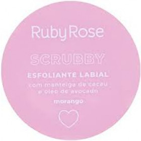 Esfoliante Labial Scrubby Ruby Rose - Morango