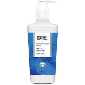 Creme de Massagem Corporal D'agua Natural Neutro 350g