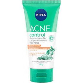 Sabonete Facial em Gel Nivea Acne Control Limpeza Profunda dos Poros 150g