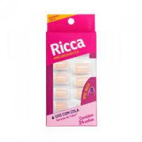 Unhas postiças Francesinha Nude Ricca