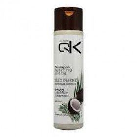 Shampoo Nutritivo Óleo De Coco Kiqui's Alpha Line 300Ml
