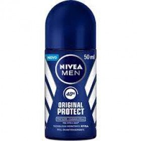 Desodorante Masculino Nivea Men Original Protect Roll-On 50ml