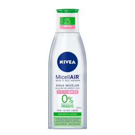 Nivea Micellair Efeito Matte - Água Micelar Solução de Limpeza 7 Em 1 - 200ml