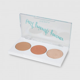 Paleta BFF Vizzela - Contorno/ Blush/ Iluminador cor 02