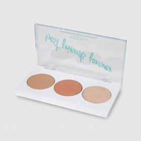 Paleta BFF Vizzela - Contorno/ Blush/ Iluminador cor 02