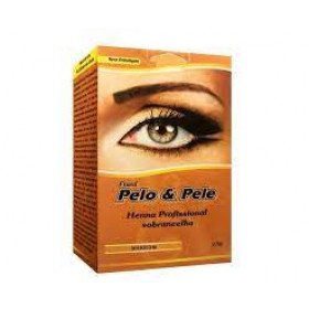 Henna para Sobrancelha Pelo E Pele Marrom
