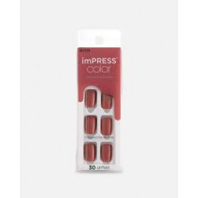 Unhas Postiças Autocolantes Impress Cor Platonic Pink Kiss NY