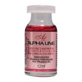 AMPOLA ALPHA LINE RECONSTRUTOR PARA CABELOS TINGIDOS 12ML