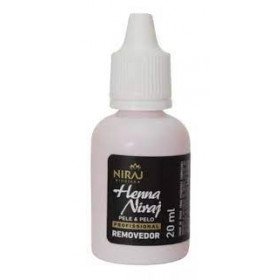 Removedor de Henna para Sobrancelha Líquido Niraj 20ml