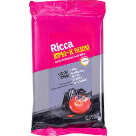 Lenço facial Demaquilante Carvão+ Tomate detox Ricca