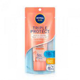 PROTETOR SOLAR FACIAL NIVEA SUN TRIPLA PROTEÇÃO LOÇÃO ANTIACNE FPS50