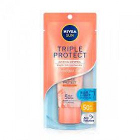 PROTETOR SOLAR FACIAL NIVEA SUN TRIPLA PROTEÇÃO LOÇÃO ANTIACNE FPS50