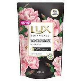 Sabonete Líquido Lux Botanicals Rosas Francesas 200ml Refil