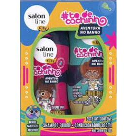 Kit Shampoo + Condicionador Salon Line kids 300 ml #todecachinho