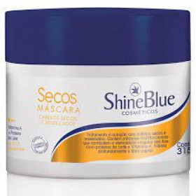 Máscara capilar Cabelos Secos e Ressecados 315g - Shine Blue