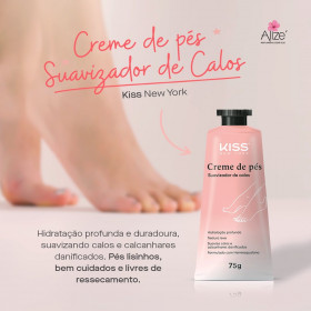 Creme para os pés Suavizador de Calos - Kiss NY 75g
