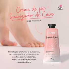 Creme para os pés Suavizador de Calos - Kiss NY 75g