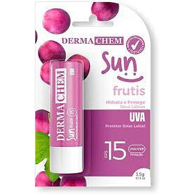 PROTETOR E HIDRATANTE LABIAL FPS 15 UVA SUN DERMACHEM