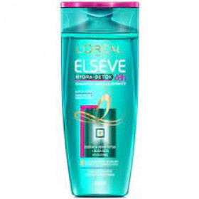 Shampoo Elseve Loreal hydra detox 48h reequilibrante com 400ml