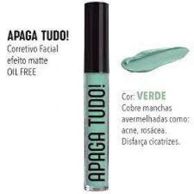 APAGA TUDO! CORRETIVO MATTE Koloss Makeup 09- VERDE