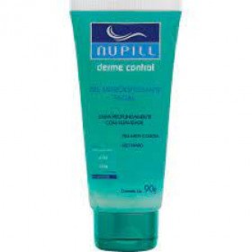 Gel Microesfoliante Facial Nupill Derme Control limpa Produndamente com suavidade 90g