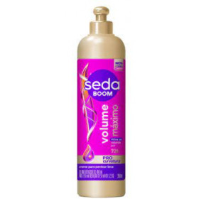 Creme para Pentear Leve Seda Boom Pro Curvatura Volume Máximo 350ml