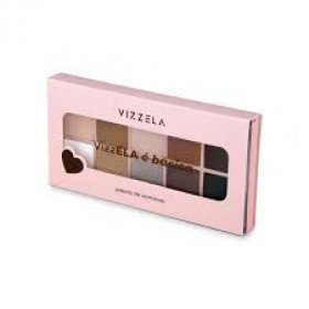Paleta De Sombra Vizzela Ela é Básica 12g